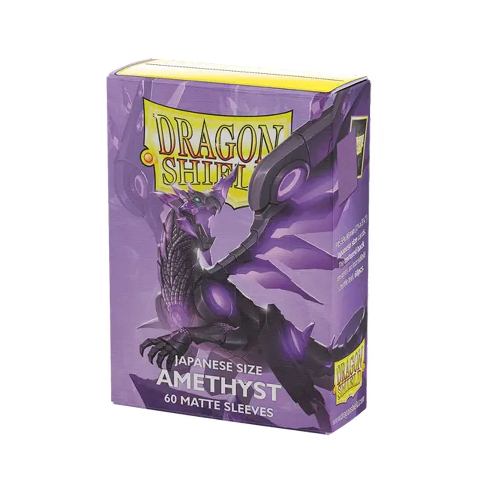 UNIT Dragon Shield Amethyst Matte Sleeves Japanese Size 60 Gaming Accessory by Arcane Tinmen 2