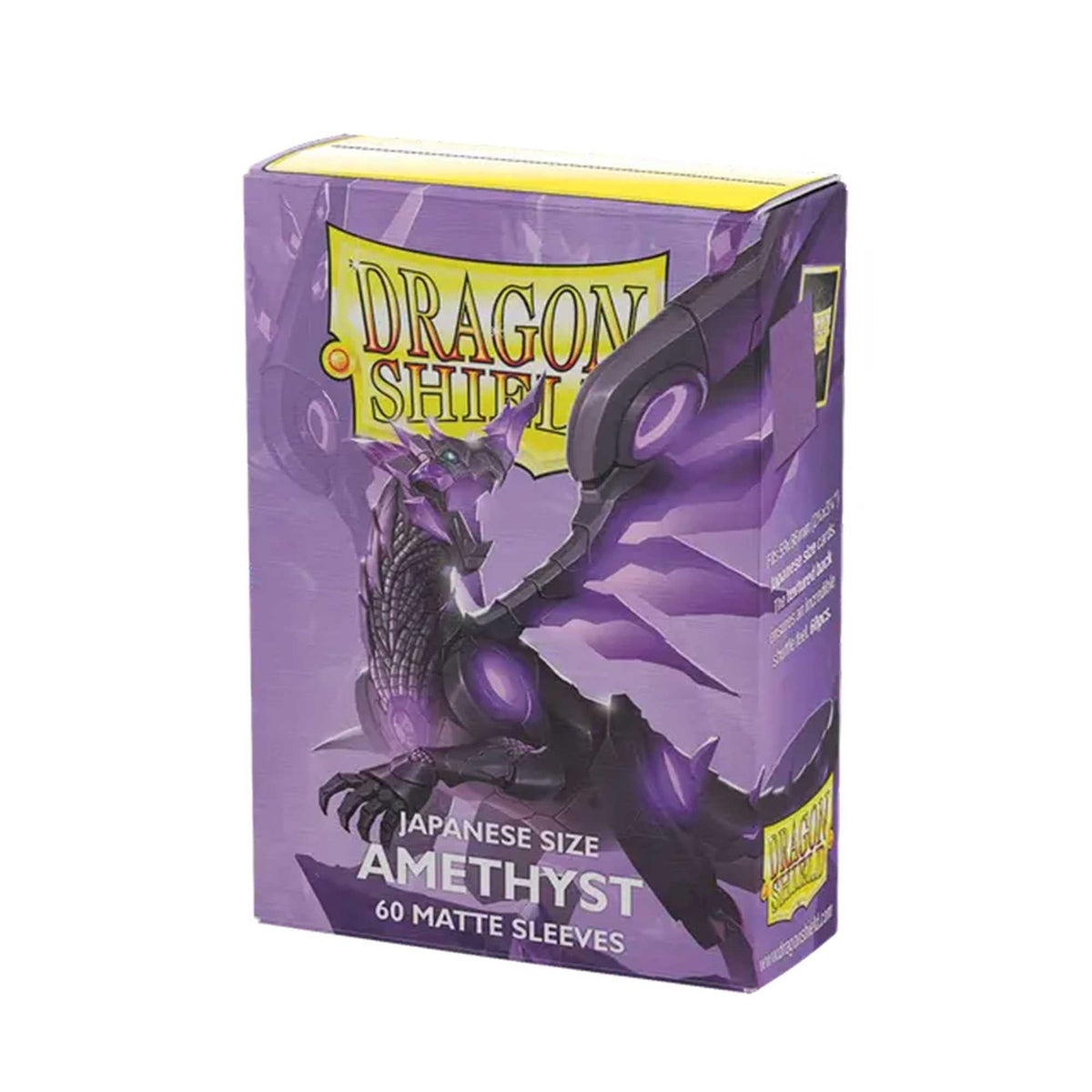 UNIT Dragon Shield Amethyst Matte Sleeves Japanese Size 60 Gaming Accessory by Arcane Tinmen 2