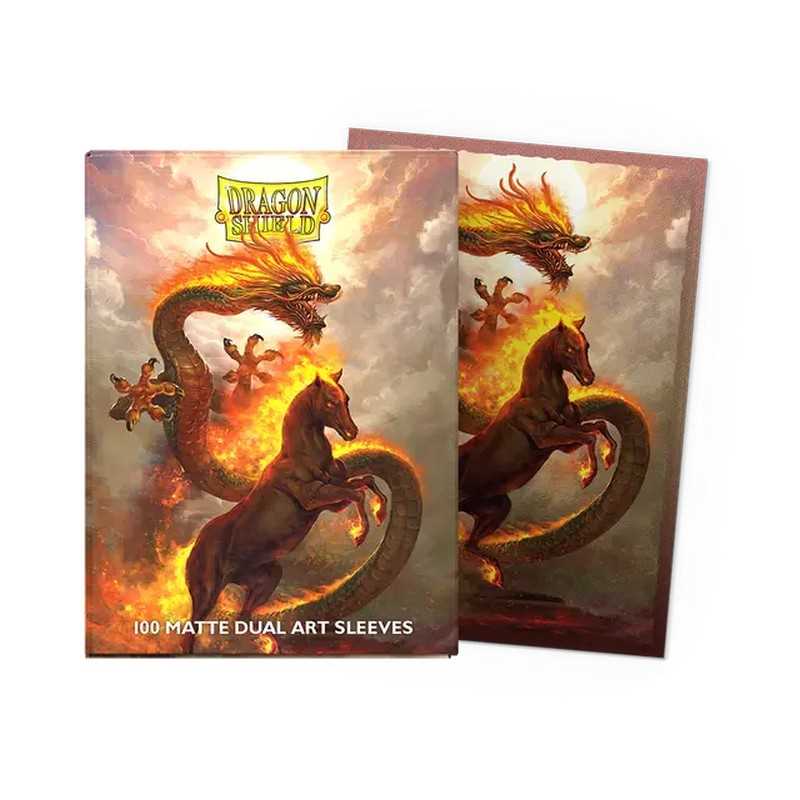 Dragon Shield Fire Horse 2026 Matte Dual Art Sleeves - Standard Size (100) 2