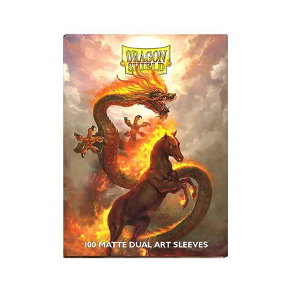 Dragon Shield Fire Horse 2026 Matte Dual Art Sleeves - Standard Size (100) 3