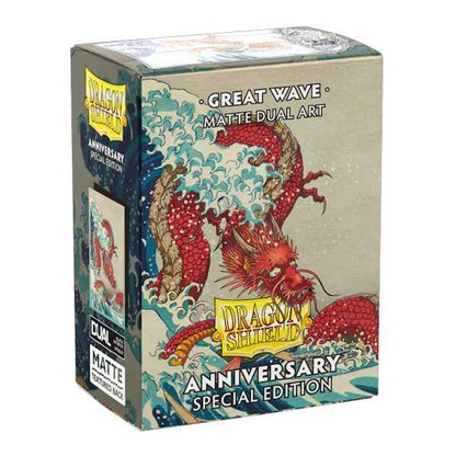 Dragon Shield Matte Dual Standard Sleeves: Great Wave Anniversary Special Edition (100 ct.) 3