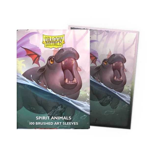 UNIT Dragon Shield Spirit Animals The Snortle Brushed ART Sleeves Standard 100 Gaming Accessory by Arcane Tinmen 2