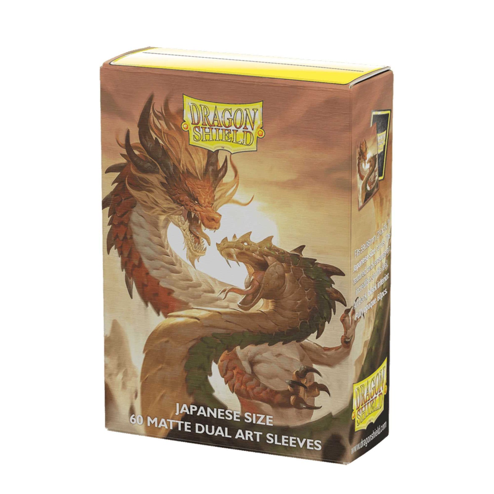 Dragon Shield Wood Snake 2025 Matte Dual Art Sleeves - Japanese Size (60) 1