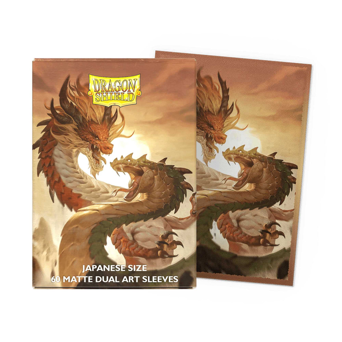 Dragon Shield Wood Snake 2025 Matte Dual Art Sleeves - Japanese Size (60) 2