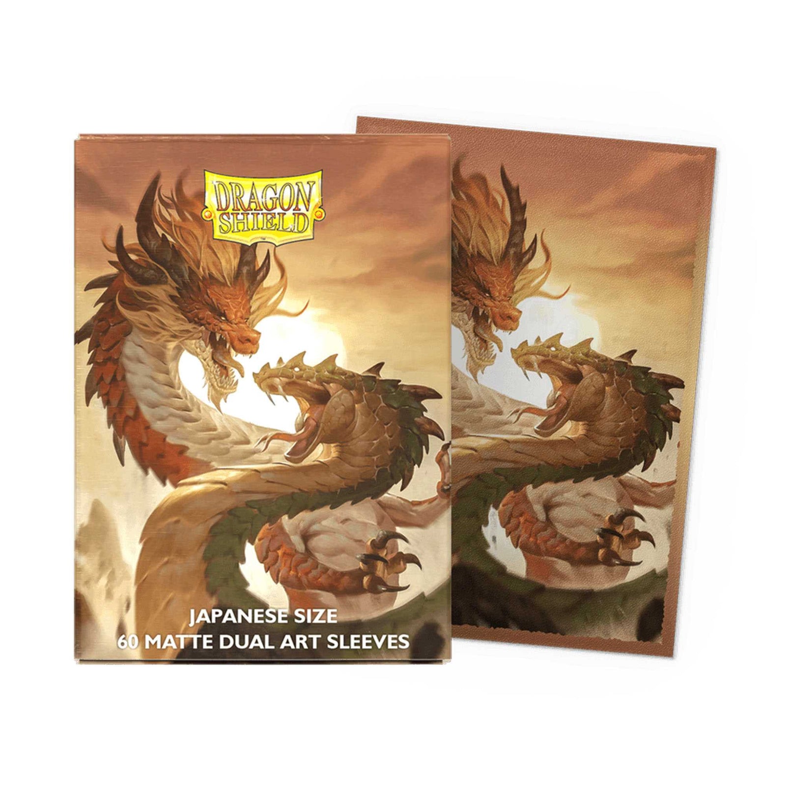 Dragon Shield Wood Snake 2025 Matte Dual Art Sleeves - Japanese Size (60) 2