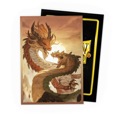 Dragon Shield Wood Snake 2025 Matte Dual Art Sleeves - Japanese Size (60) 3