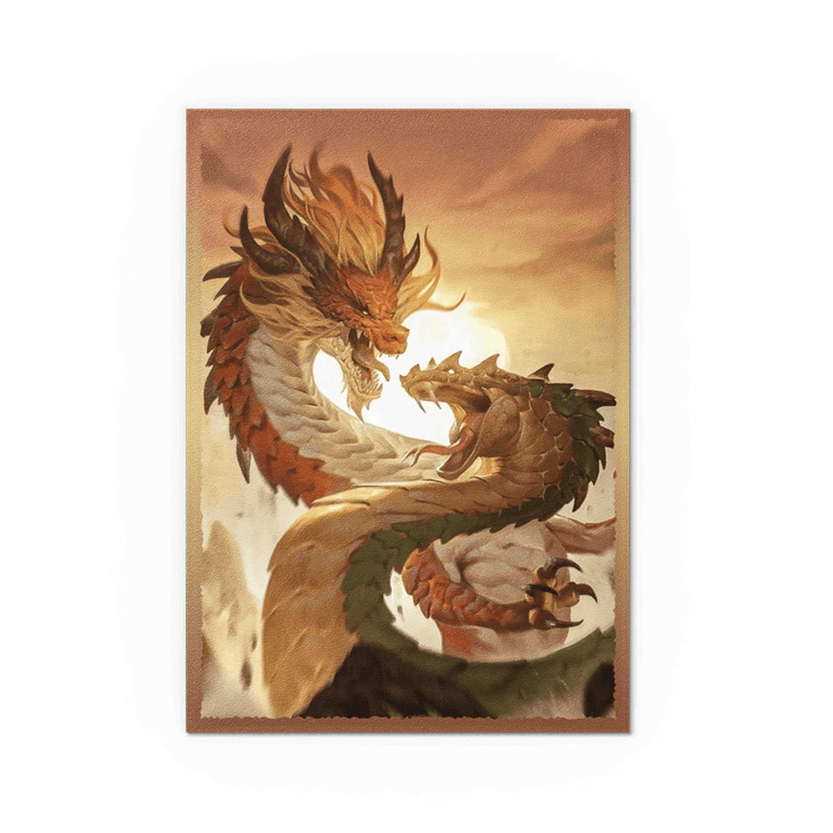 Dragon Shield Wood Snake 2025 Matte Dual Art Sleeves - Japanese Size (60) 4