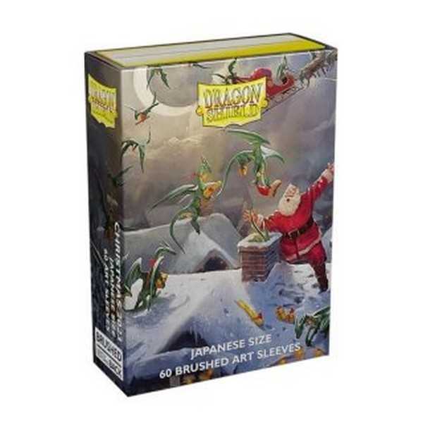 Dragon Shield Japanese Size Brushed Art - Christmas 2023 (60 ct.) 1