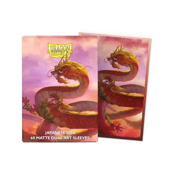 Dragon Shield Wood Dragon 2024 Matte Dual Art Sleeves - Japanese Size (60) 1
