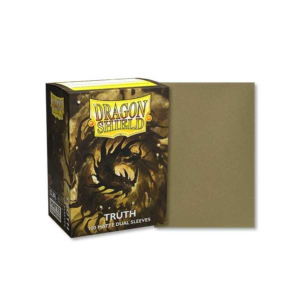 UNIT Dragon Shield Matte Dual Sleeves Standard Size Truth 100 Gaming Accessory by Arcane Tinmen 1