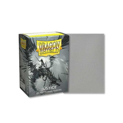 UNIT Dragon Shield Matte Dual Sleeves Standard Size Justice 100 Gaming Accessory by Arcane Tinmen 1