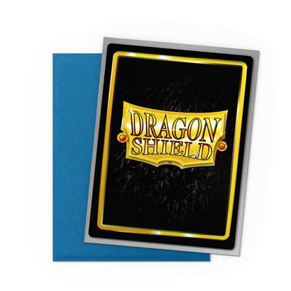 Dragon Shield Matte Dual Standard Sleeves - Cobalt & Silver (100 ct.) 3