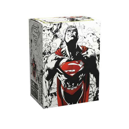 Dual Matte Art Standard Sleeves - Superman Core (Red/White) (100 ct.) 3