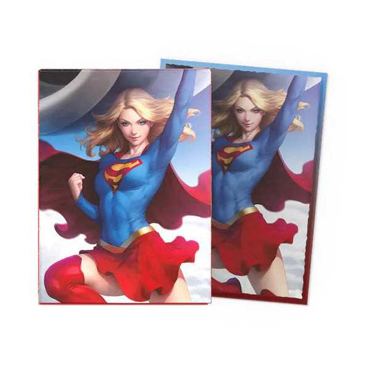 Superman Series Brushed Art Standard Sleeves - Supergirl (100 ct.) 2
