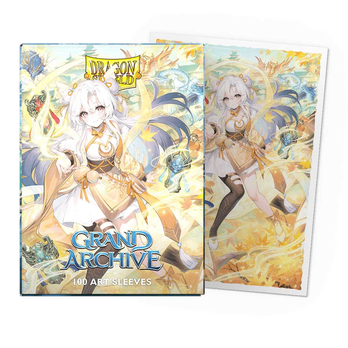 UNIT Matte Art Standard Sleeves Grand Archive Guo Jia Heavens Favored 100 ct Gaming Accessory by Arcane Tinmen 1