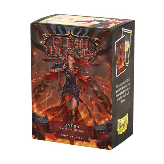 UNIT Matte Art Standard Sleeves Flesh and Blood Cindra 100 ct Gaming Accessory by Arcane Tinmen 1