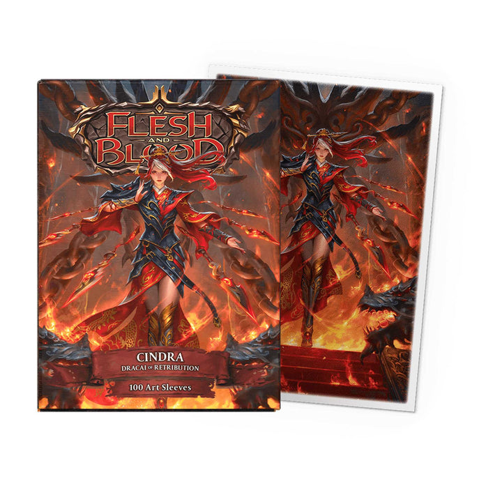 UNIT Matte Art Standard Sleeves Flesh and Blood Cindra 100 ct Gaming Accessory by Arcane Tinmen 2