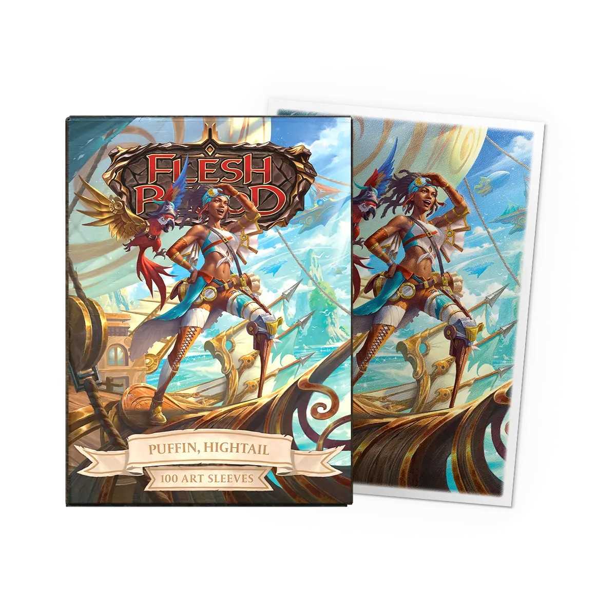 UNIT Matte Art Standard Sleeves Flesh and Blood Puffin and Hightail 100 ct Gaming Accessory by Arcane Tinmen 1