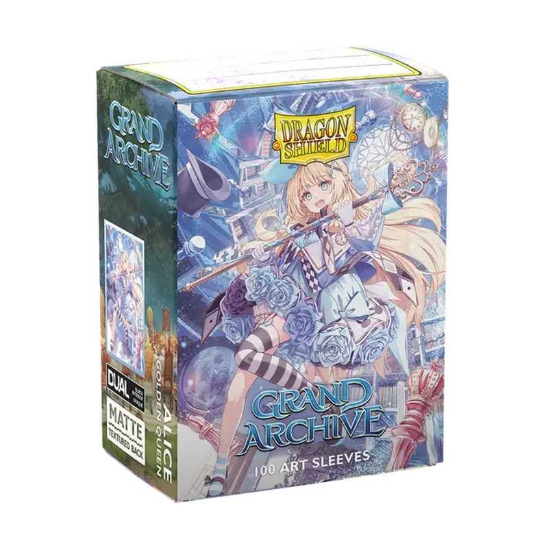 UNIT Matte Art Standard Sleeves Grand Archive Alice Golden Queen 100 ct Gaming Accessory by Arcane Tinmen 1