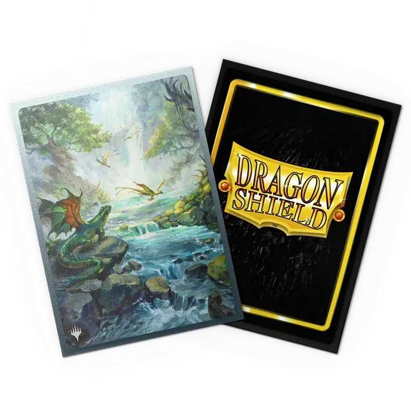 UNIT Dragon Shield MTG Matte Dual Art Sleeves Landfall Series Misty Rainforest 100ct Gaming Accessory by Arcane Tinmen 4