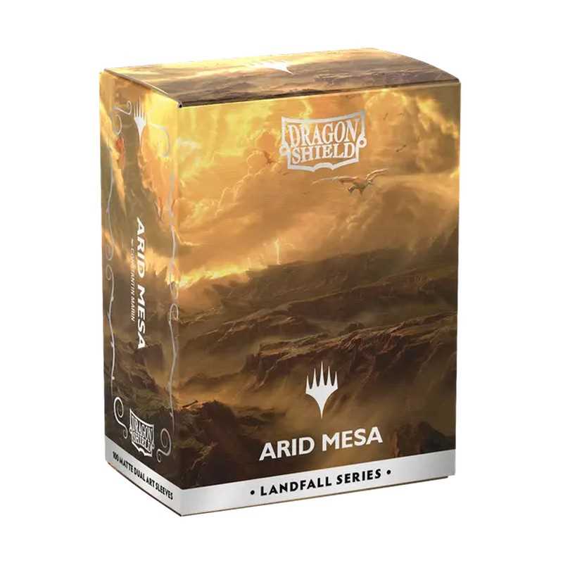 Dragon Shield Magic: The Gathering Matte Dual Art Sleeves: Landfall Series - Arid Mesa (100ct.) 1
