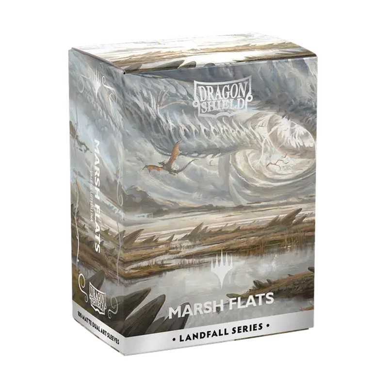 Dragon Shield Magic: The Gathering Matte Dual Art Sleeves: Landfall Series - Marsh Flats (100ct.) 1