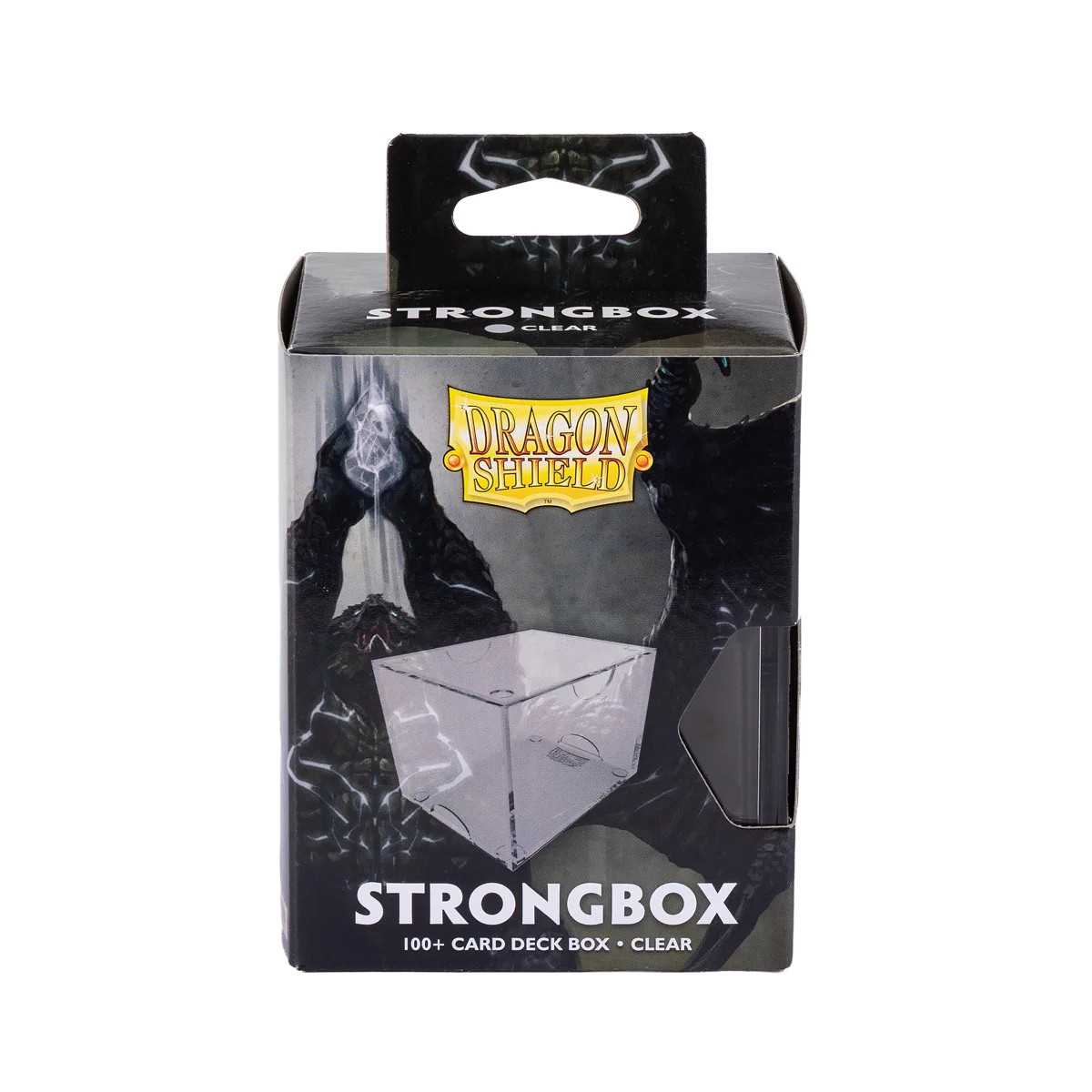 UNIT Dragon Shield Strongbox 100 Card Deck Box Clear Gaming Accessory by Arcane Tinmen 1