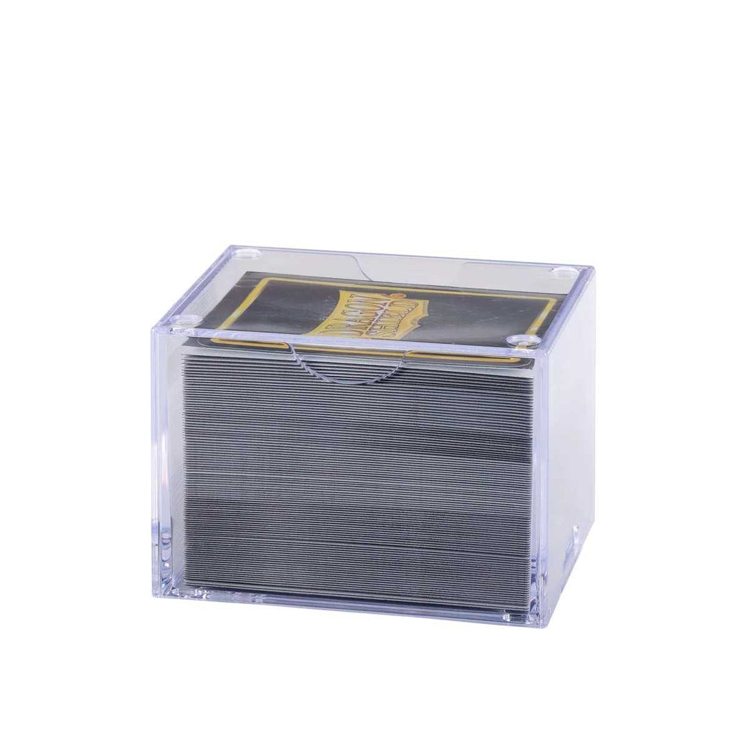 UNIT Dragon Shield Strongbox 100 Card Deck Box Clear Gaming Accessory by Arcane Tinmen 5