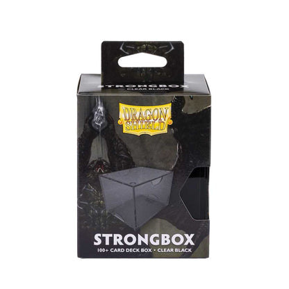 UNIT Dragon Shield Strongbox 100 Card Deck Box Clear Black Gaming Accessory by Arcane Tinmen 1