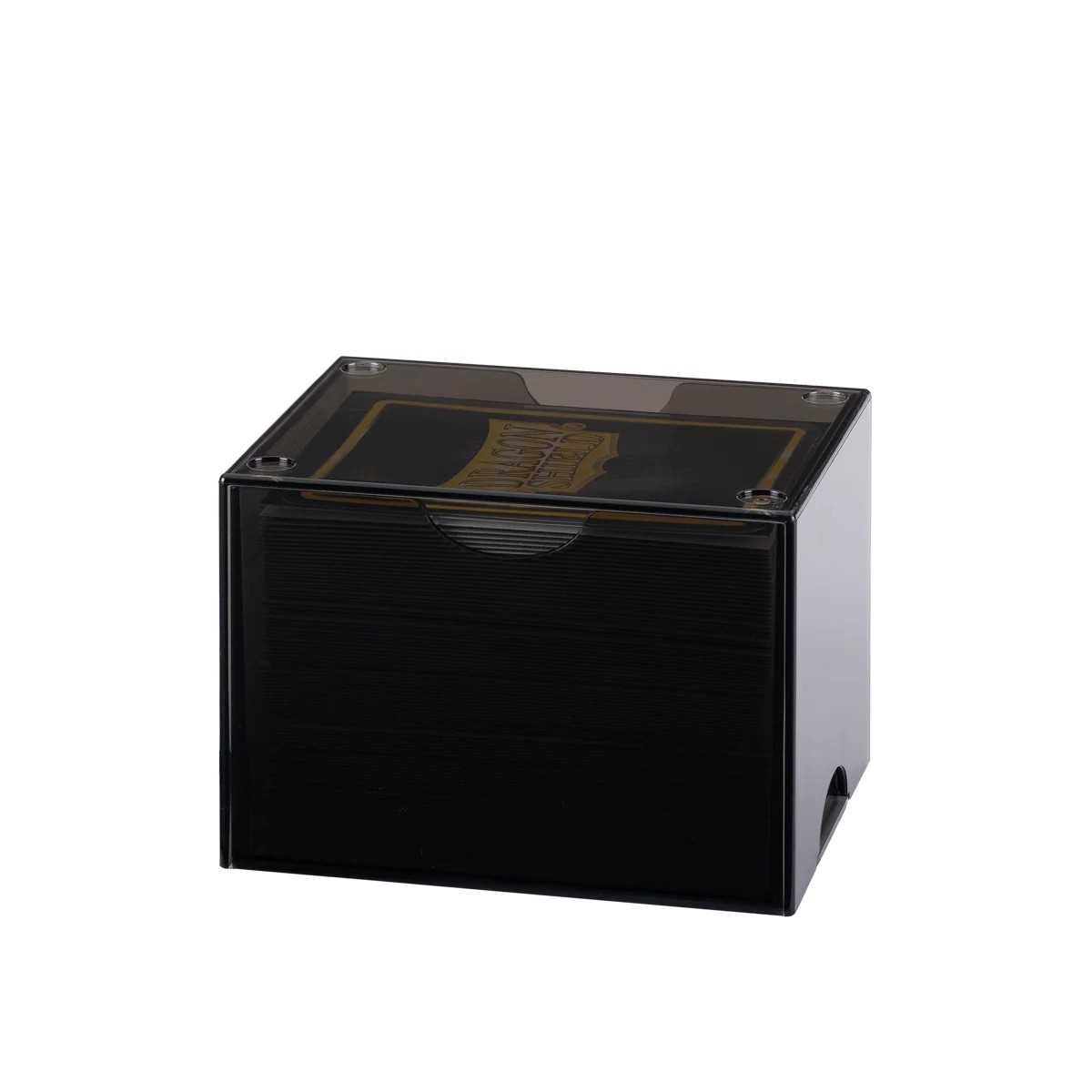 UNIT Dragon Shield Strongbox 100 Card Deck Box Clear Black Gaming Accessory by Arcane Tinmen 5