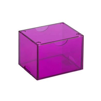 UNIT Dragon Shield Strongbox 100 Card Deck Box Clear Purple Gaming Accessory by Arcane Tinmen 3