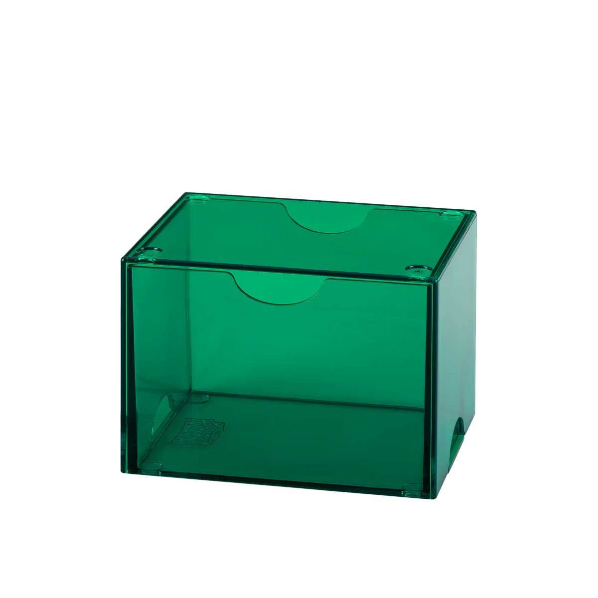 UNIT Dragon Shield Strongbox 100 Card Deck Box Clear Green Gaming Accessory by Arcane Tinmen 2