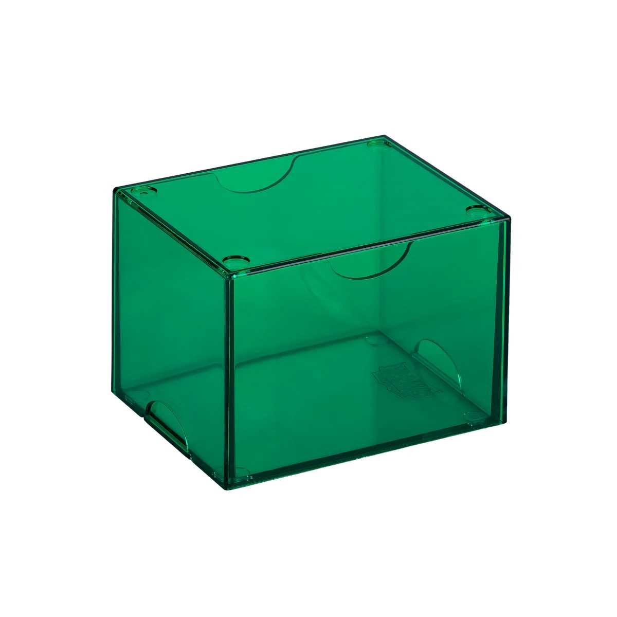 UNIT Dragon Shield Strongbox 100 Card Deck Box Clear Green Gaming Accessory by Arcane Tinmen 4