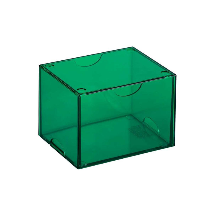 UNIT Dragon Shield Strongbox 100 Card Deck Box Clear Green Gaming Accessory by Arcane Tinmen 4