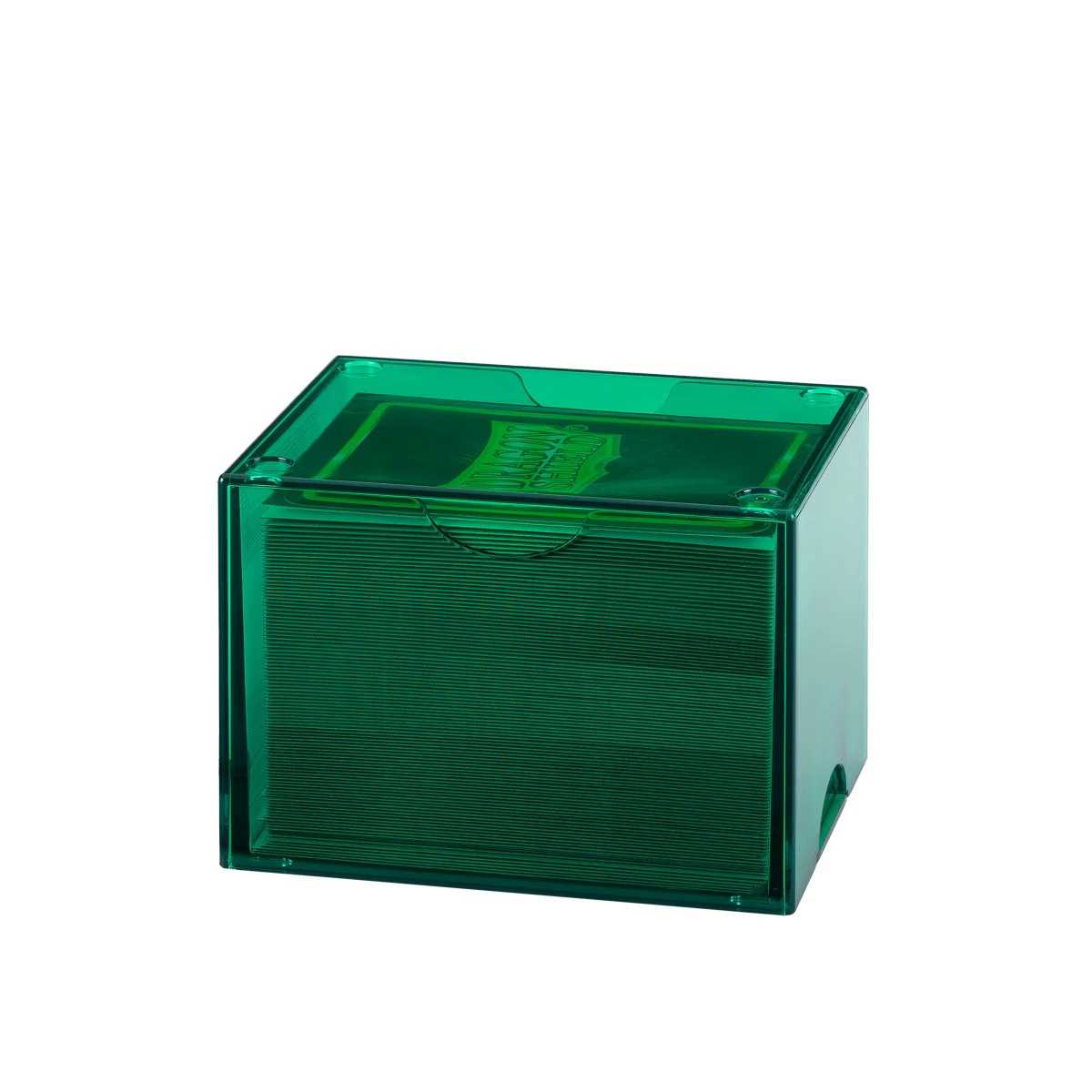 UNIT Dragon Shield Strongbox 100 Card Deck Box Clear Green Gaming Accessory by Arcane Tinmen 5