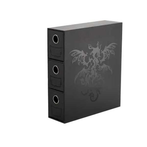 Dragon Shield Fortress Card Drawers Vertical 3 Black Trading Card Game 1