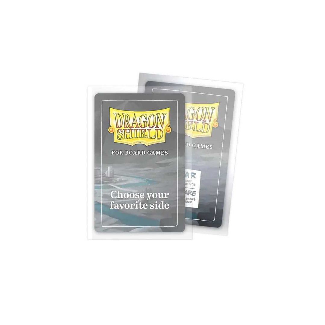 UNIT Dragon Shield 100 Clear Non Glare Board Game Sleeves American Mini Gaming Accessory by Arcane Tinmen 2