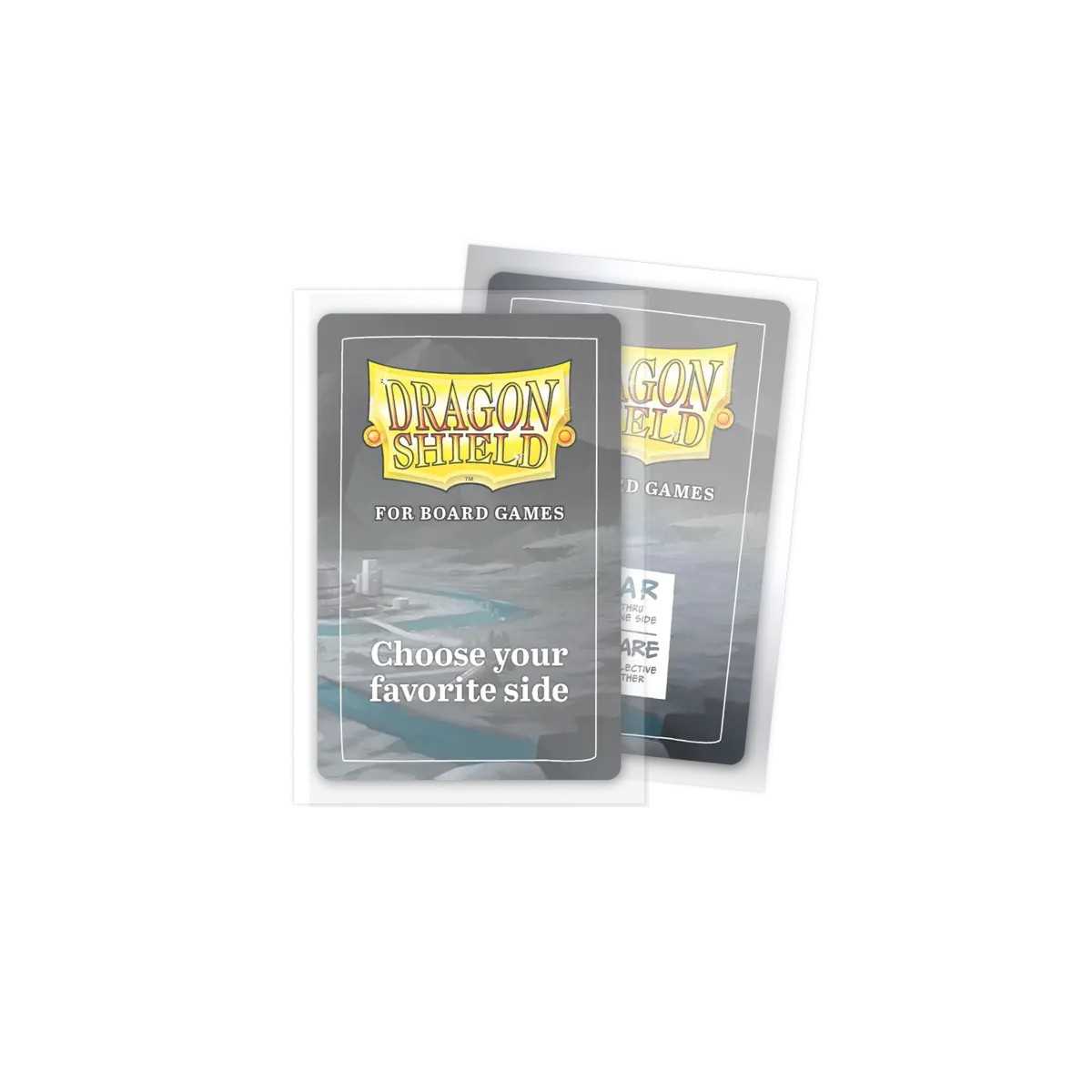UNIT Dragon Shield 100 Clear Non Glare Board Game Sleeves American Mini Gaming Accessory by Arcane Tinmen 2