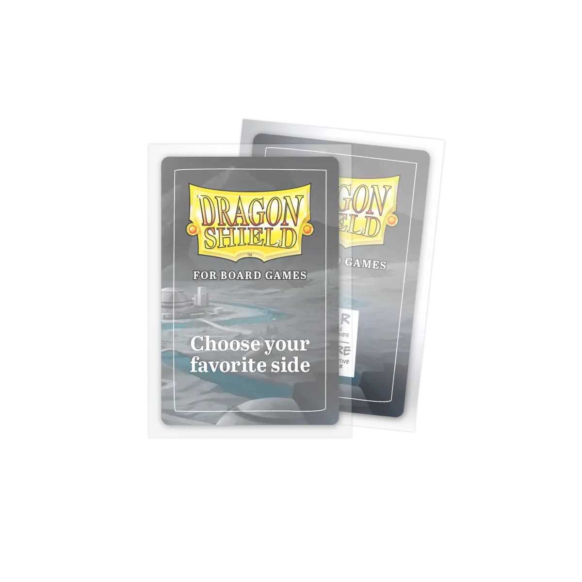 UNIT Dragon Shield 100 Clear Non Glare Board Game Sleeves European Mini Gaming Accessory by Arcane Tinmen 2