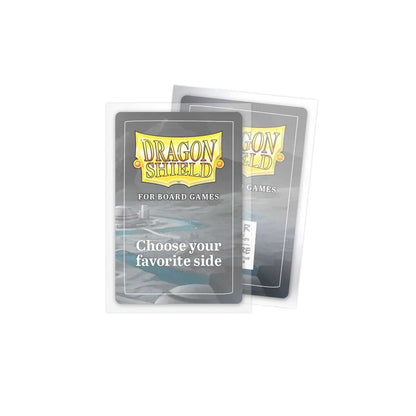 UNIT Dragon Shield 100 Clear Non Glare Board Game Sleeves European Mini Gaming Accessory by Arcane Tinmen 2