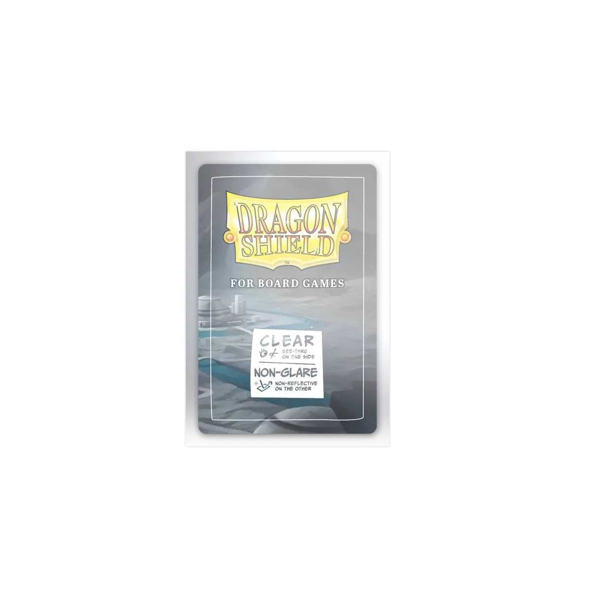 UNIT Dragon Shield 100 Clear Non Glare Board Game Sleeves European Mini Gaming Accessory by Arcane Tinmen 3