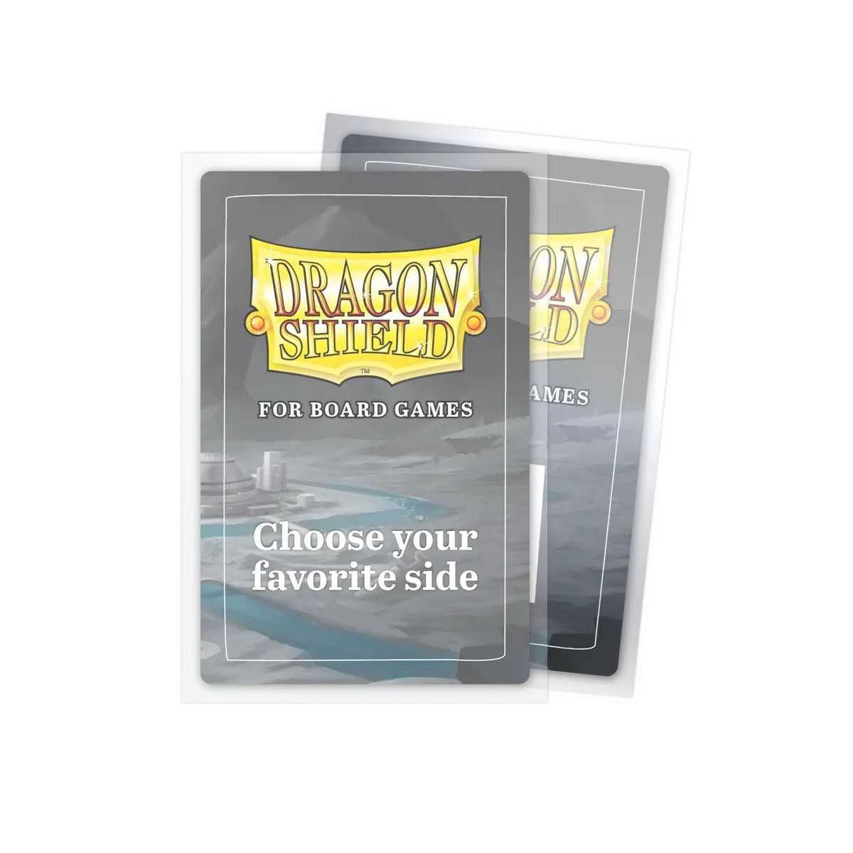 UNIT Dragon Shield 100 Clear Non Glare Board Game Sleeves American Standard Gaming Accessory by Arcane Tinmen 2