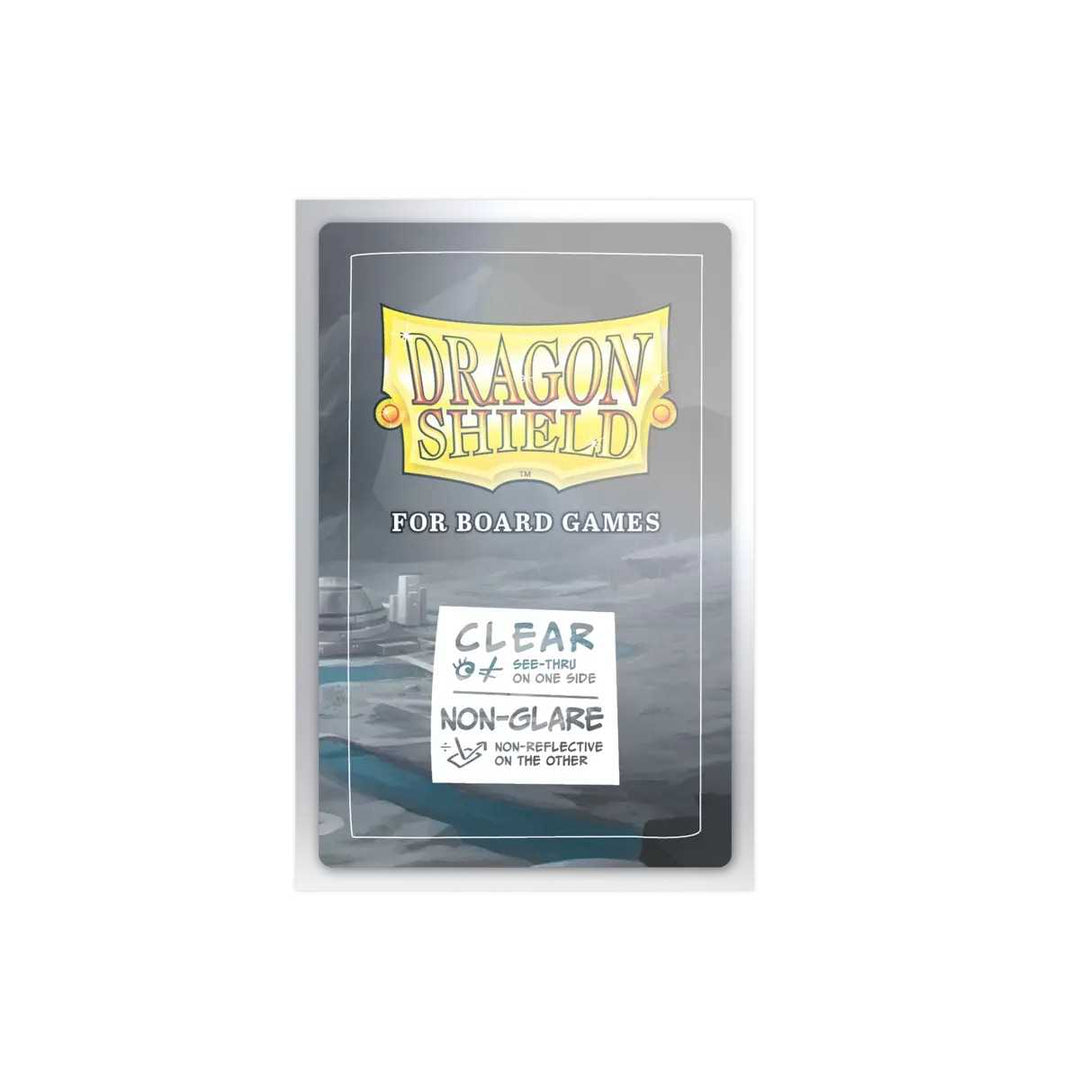 UNIT Dragon Shield 100 Clear Non Glare Board Game Sleeves American Standard Gaming Accessory by Arcane Tinmen 3