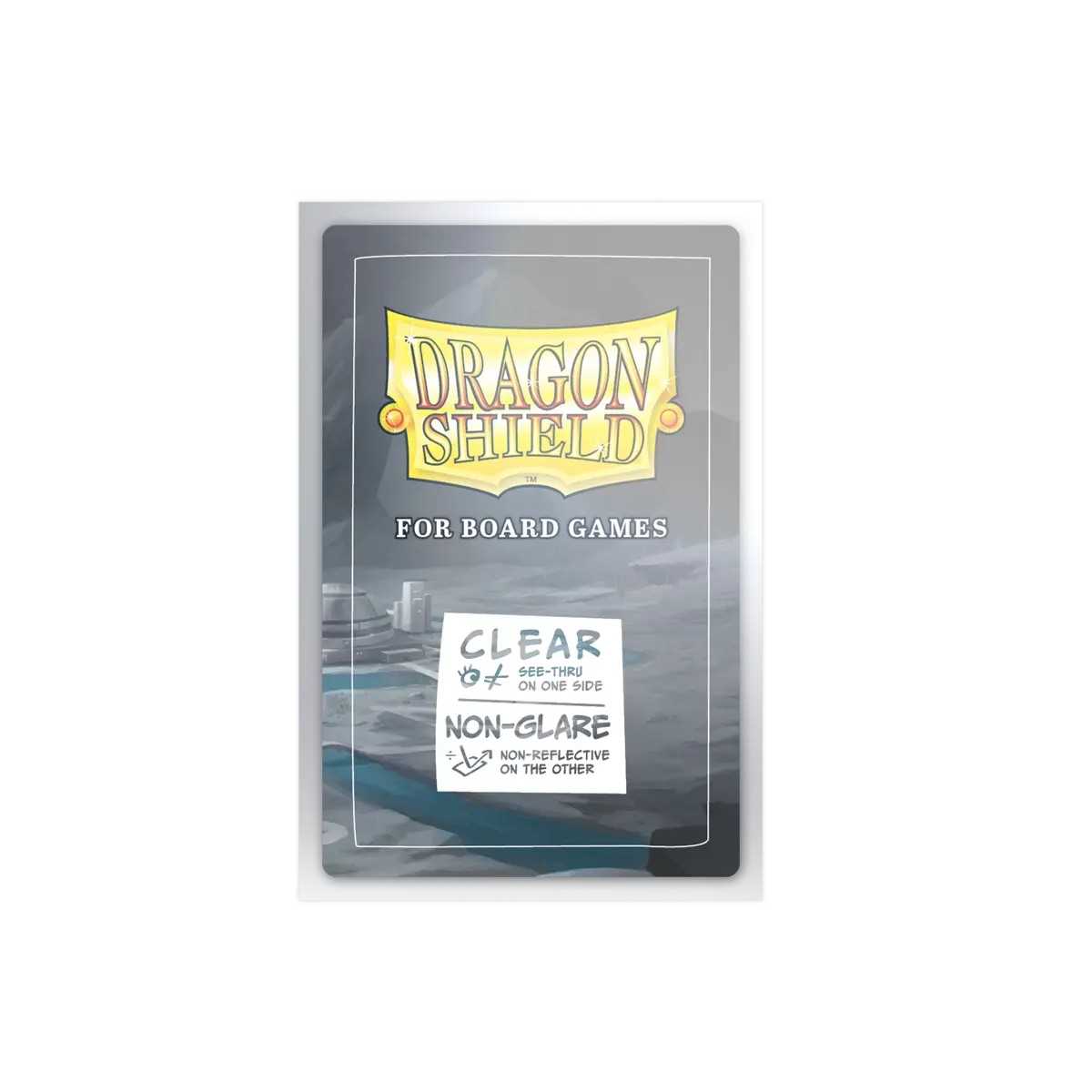 UNIT Dragon Shield 100 Clear Non Glare Board Game Sleeves American Standard Gaming Accessory by Arcane Tinmen 3