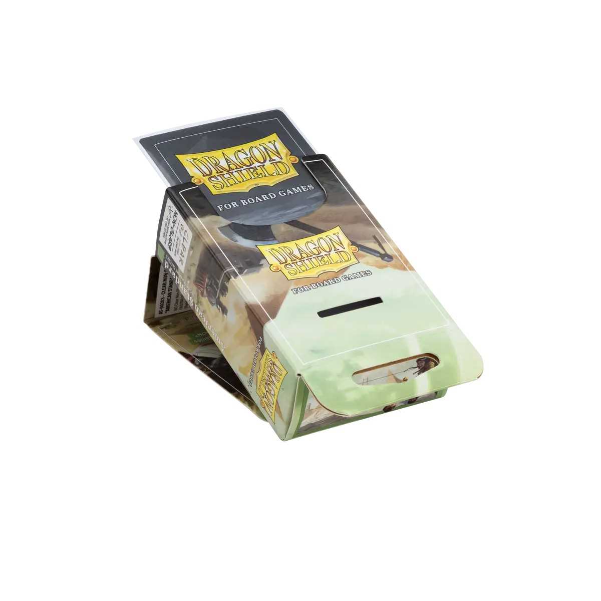 UNIT Dragon Shield 100 Clear Non Glare Board Game Sleeves American Standard Gaming Accessory by Arcane Tinmen 4