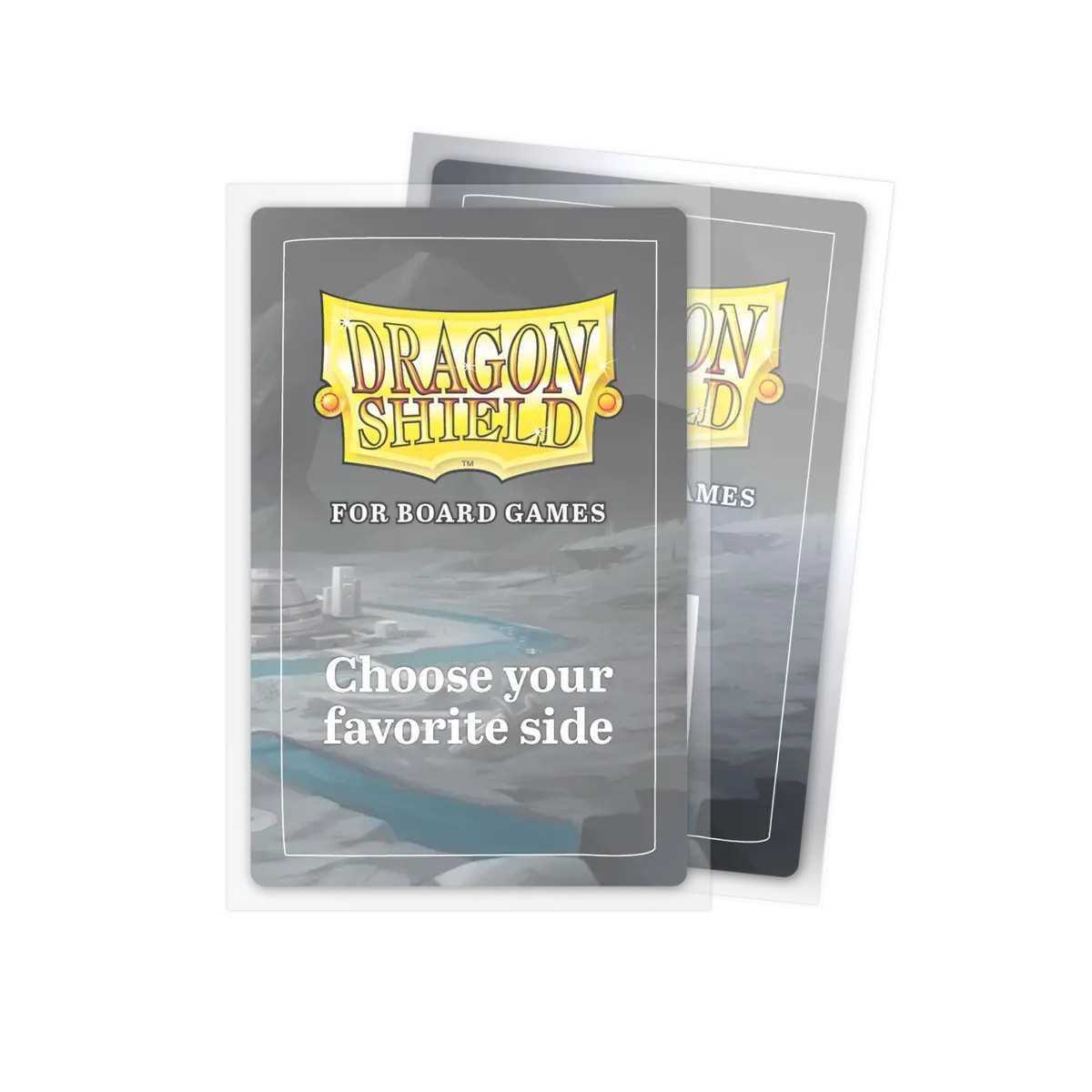 UNIT Dragon Shield 100 Clear Non Glare Board Game Sleeves European Standard Gaming Accessory by Arcane Tinmen 2
