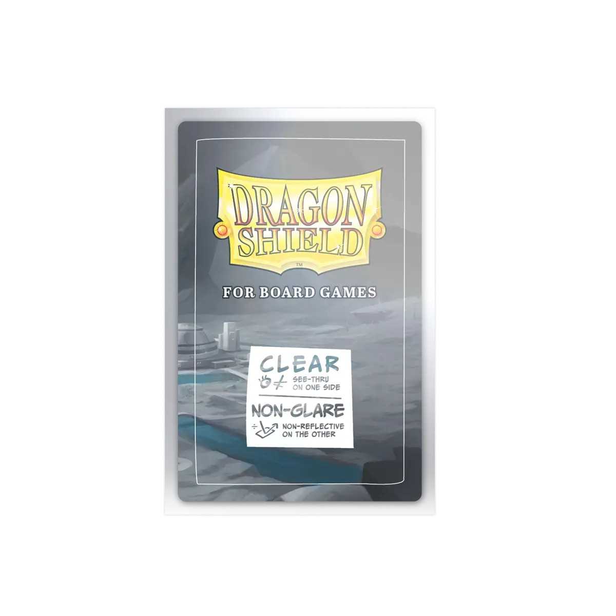 UNIT Dragon Shield 100 Clear Non Glare Board Game Sleeves European Standard Gaming Accessory by Arcane Tinmen 3