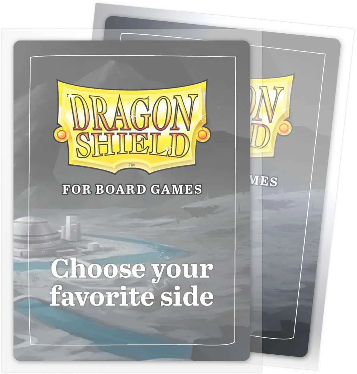 UNIT Dragon Shield 100 Clear Non Glare Board Game Sleeves Common Standard Gaming Accessory by Arcane Tinmen 2