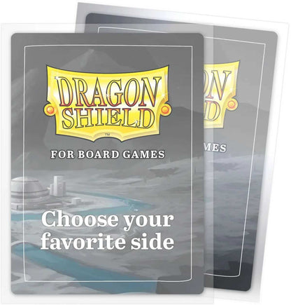 UNIT Dragon Shield 100 Clear Non Glare Board Game Sleeves Common Standard Gaming Accessory by Arcane Tinmen 2