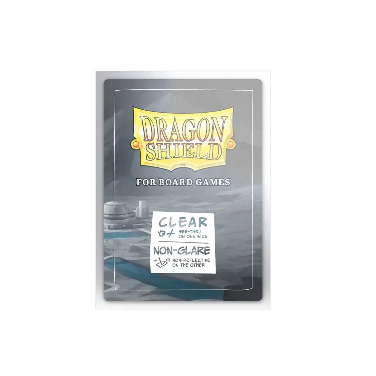 UNIT Dragon Shield 100 Clear Non Glare Board Game Sleeves Common Standard Gaming Accessory by Arcane Tinmen 3